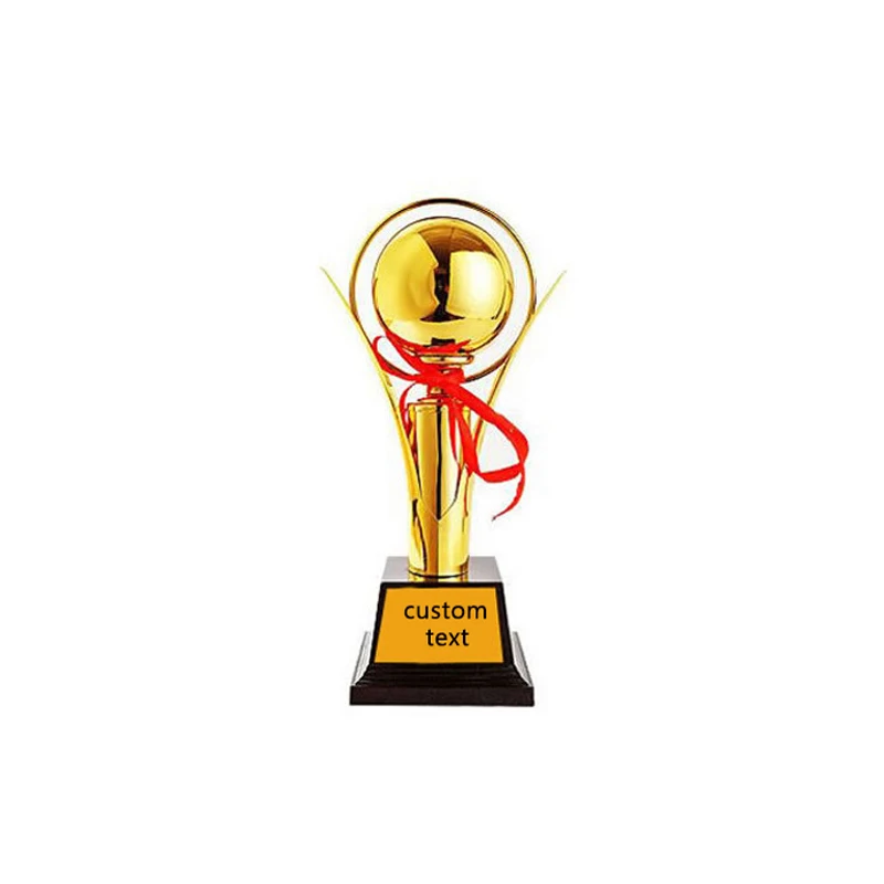 Metal Trophy Customized Logo Soccer Football And Basketball Championship Trophy Sports Award Trophy
