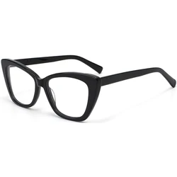 Latest model leopard acetate cat eye spectacl frame for women