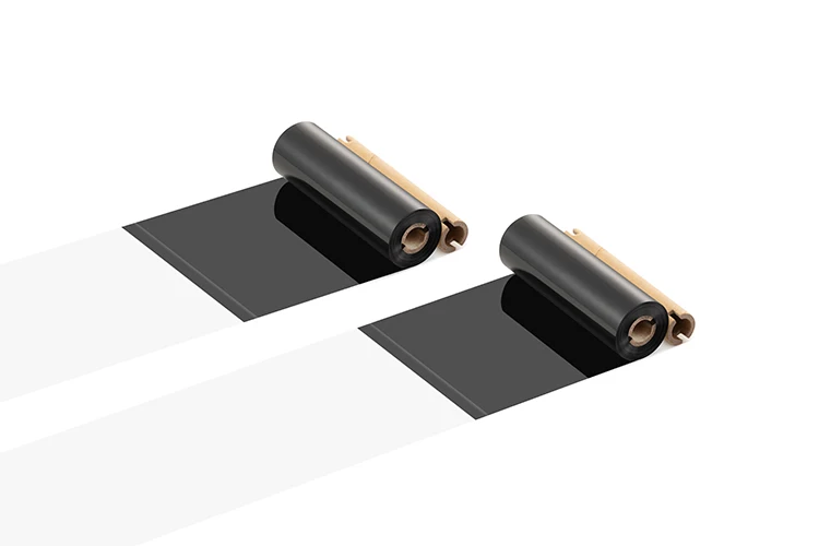 Barcode TTR Ribbon For Label Printer Printing Barcode Ribbon Wax/Resin Thermal Transfer Ribbon