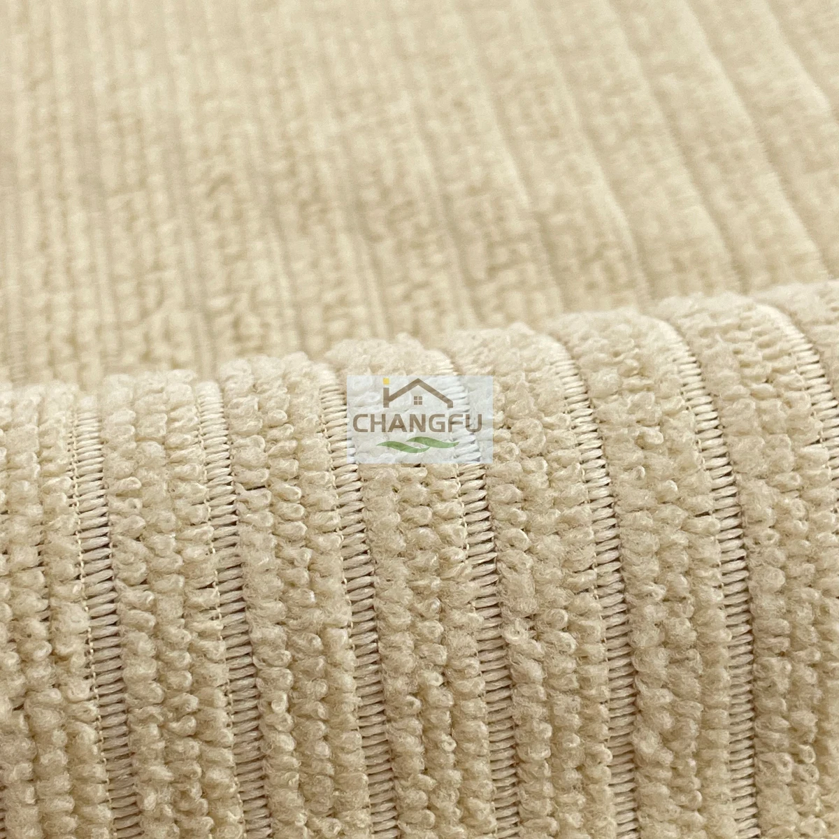 Silver Wire Stripe Double Side Cleaning Cloth Micro Fiber and Polyester Absorbent and Soft Dish washing Cloth