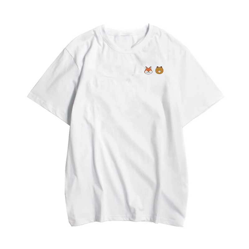 
 Летняя футболка для мужчин и женщин, пуловер с коротким рукавом и круглым вырезом, футболка в стиле хип-хоп для влюбленных  