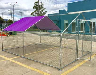 Hot Dipped Galvanized Steel Chicken Coop/ walk in chicken coop run