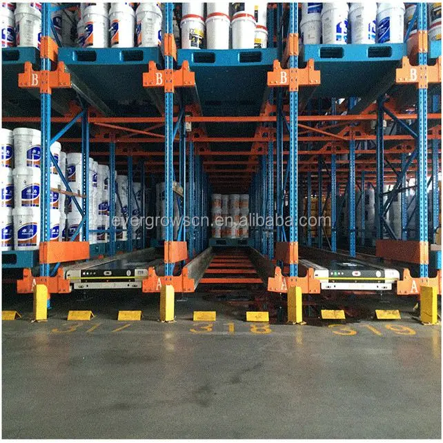 High Density Heavy Duty Radio Shuttle Pallet Racking System