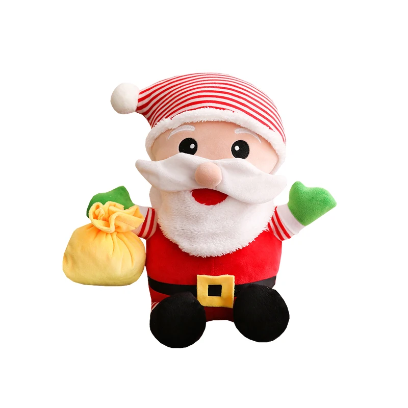 Плюшевые рождественские игрушки, рождественский подарок, плюшевые игрушки, игрушки