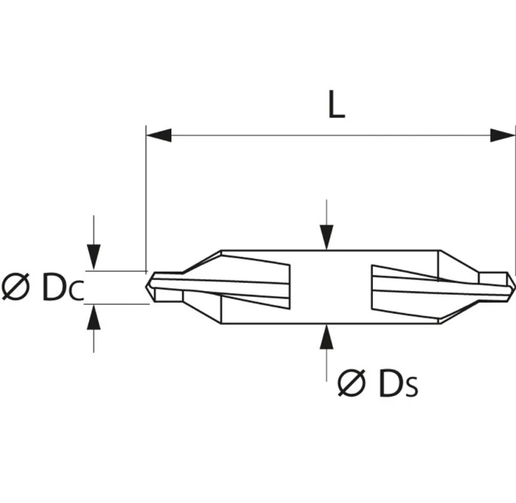 Center Drill Bits set HSS-E DIN 333 for Lathe Centre Drilling 10 PCS