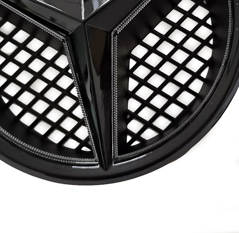 Illuminated LED Light Front Grille Star Logo Emblem Badge Fits For 06-13 Mercedes Benz C/GLK Class W204 W245 C200 260 350