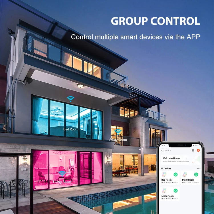 VACE Remote Lamp Google Control Lights Wlan App Interior Design Ceiling Led Smart Home Lights