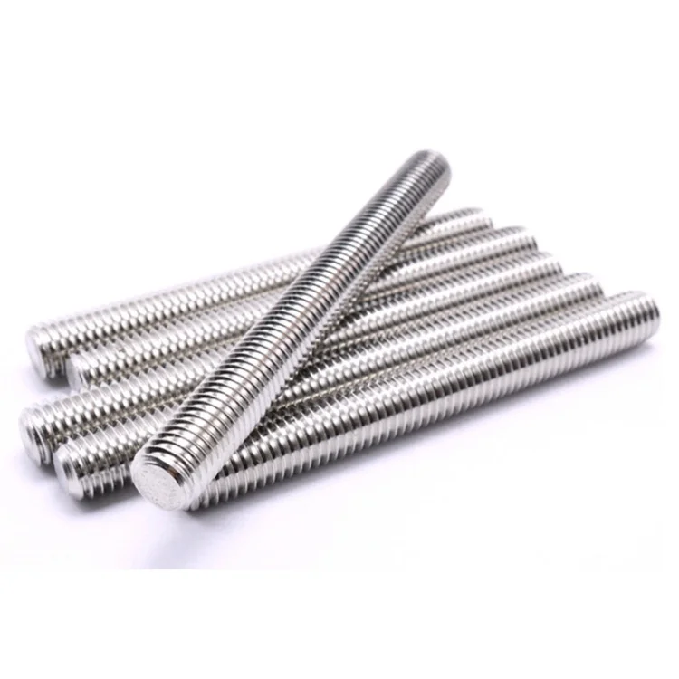 Fully Threaded Rod with Hex Nuts for Beaded Garden Stake Rods