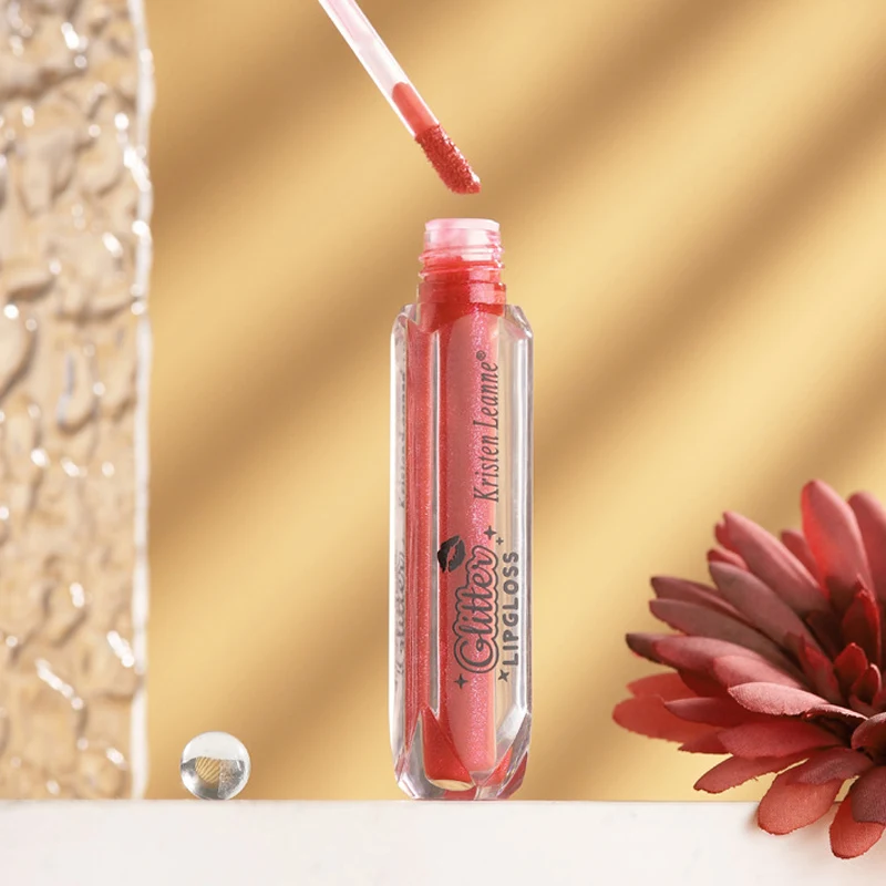 SHICELLE  private label vegan moisturizing long lasting glitter lip gloss shimmer lip glaze