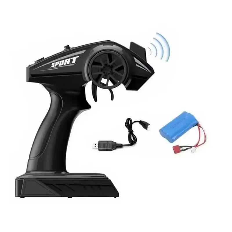 Toy car 1/10 large proportion electric four wheel drive off road climbing all terrain large wheel toy car model 55KM/H