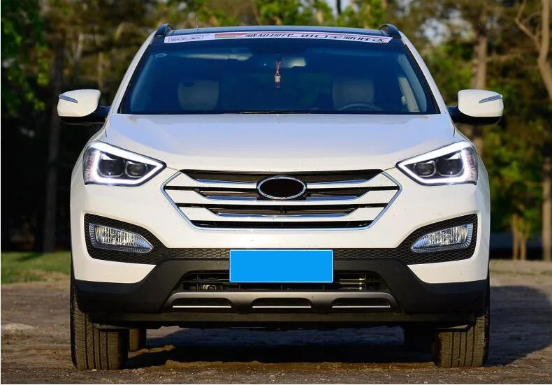 AKD Car Styling Head Lamp for Hyundai IX45 Headlights 2013-2016 New Santa Fe LED Headlight DRL Hid Bi Xenon Auto AccessoriesAKD