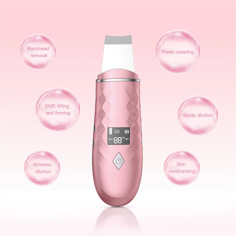 
Beauty skin rejuvelation Ultrasonic Skin Srubber ultrasonic cleaner facial equipment 