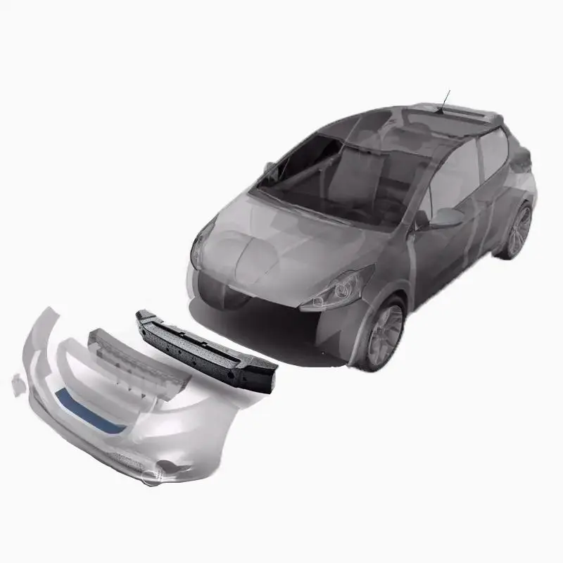 OEM ODM оптовая продажа комплект для кузова автомобиля из вспененного пенополиуретана индивидуализированный передний задний бампер спойлер диффузор с безопасным усиленным протектором