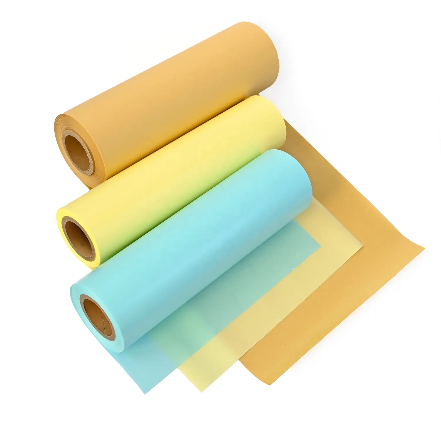 Jumbo рулонная бумага белый желтый синий glassine 40-120gsm release Paper
