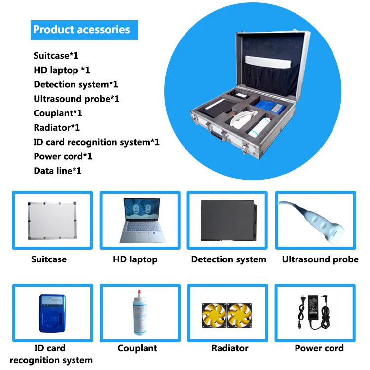 Portable bone density meter automatic dexa ultrasound bone densitometer