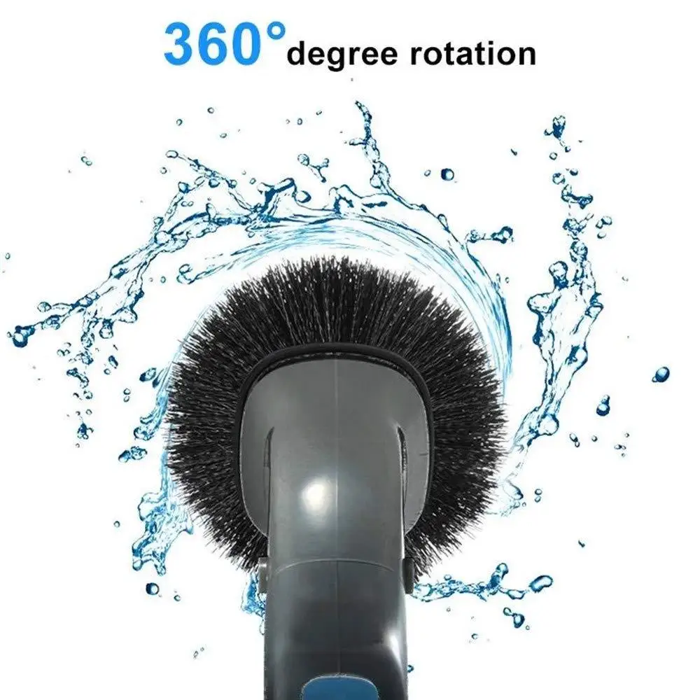 hot selling on product electric cleaning brush 3-in-1 grey clean the brush bathroom floor brush
