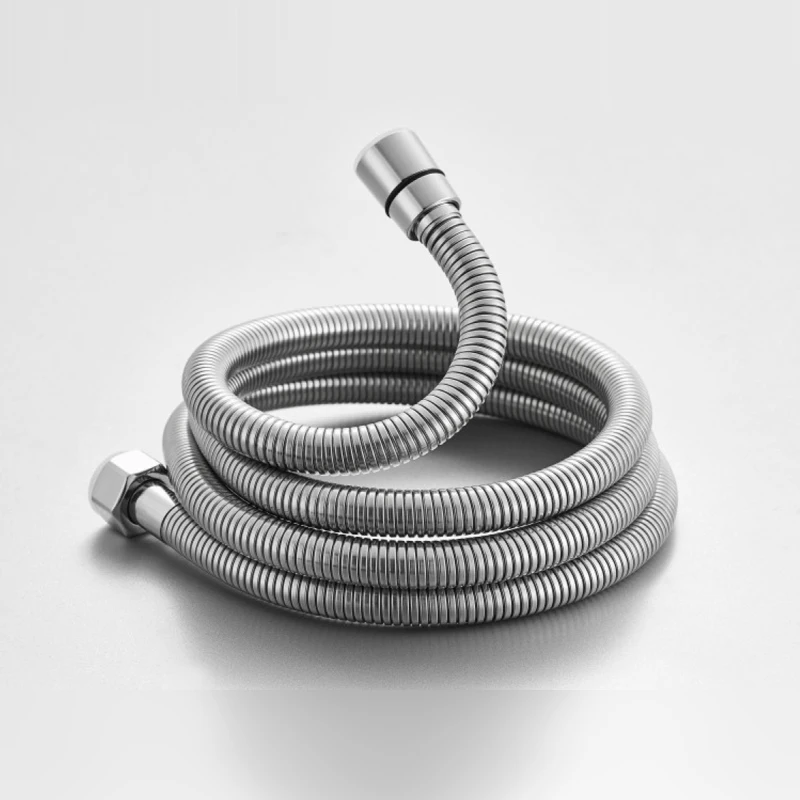 304 Stainless Steel High-Pressure Water Heater Inlet Hose Cold Hot Water Faucet with Explosion-Proof Steel Wire Plumbing Hoses