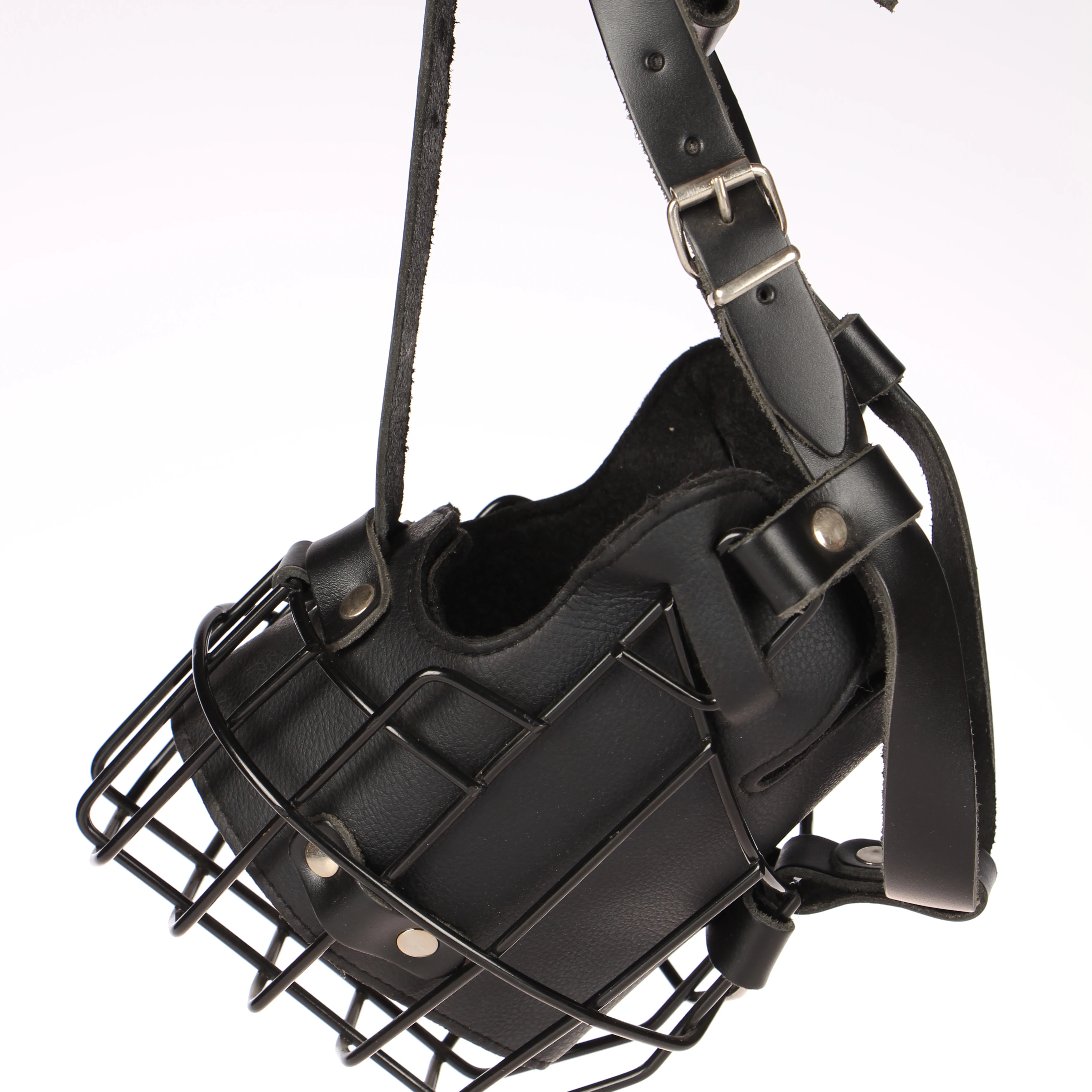 
Special Design Widely Used Black Steel Material Tactical Dog Muzzle 