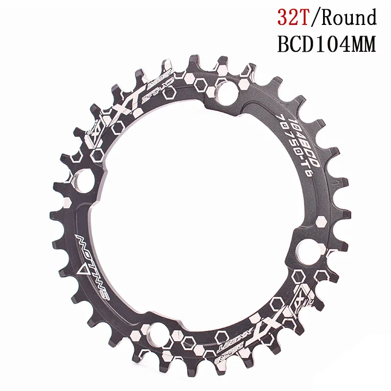 Велосипедные аксессуары 104BCD 32T/34T/36T/38T велосипедный Кривошип MTB комплект зубчатый диск велосипедная цепь Кольцо