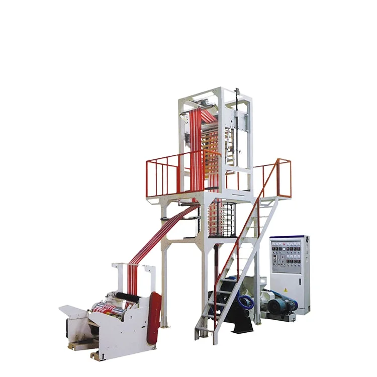 
plastic pe extruder blown-down film blowing machine for high grade plastic produce 