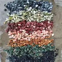 Natural multi colored  river rocks stones polished pebbles Cheap Aquarium Mixed Color River Rock for Garden Decoration