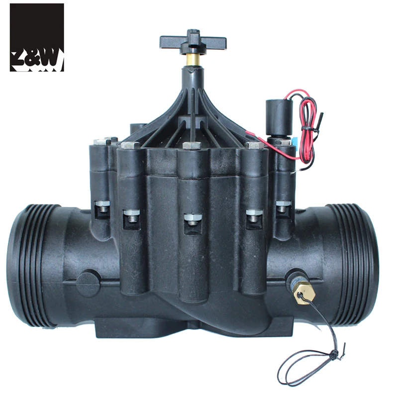 400PH 4 inch solenoid valve DN100 flange or thread connection agriculture irrigation pilot hydraulic plastic nylon