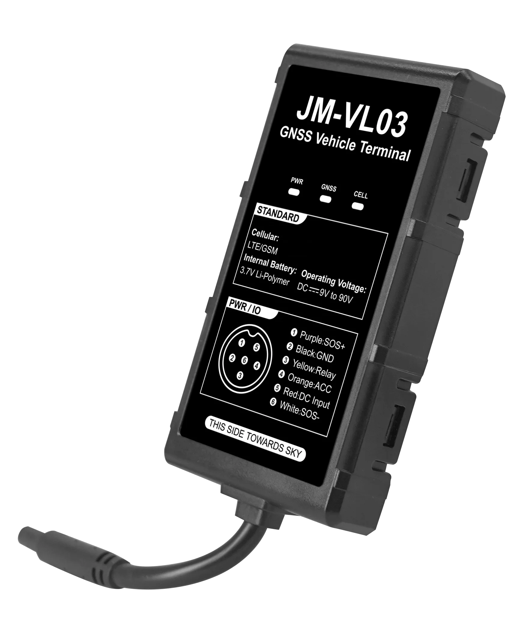 Jimi & Concox 4G 2G LTE GSM GPS трекер VL03 Анализ поведения вождения широкий диапазон напряжения 9-90 в для отслеживания автомобиля и мотоцикла