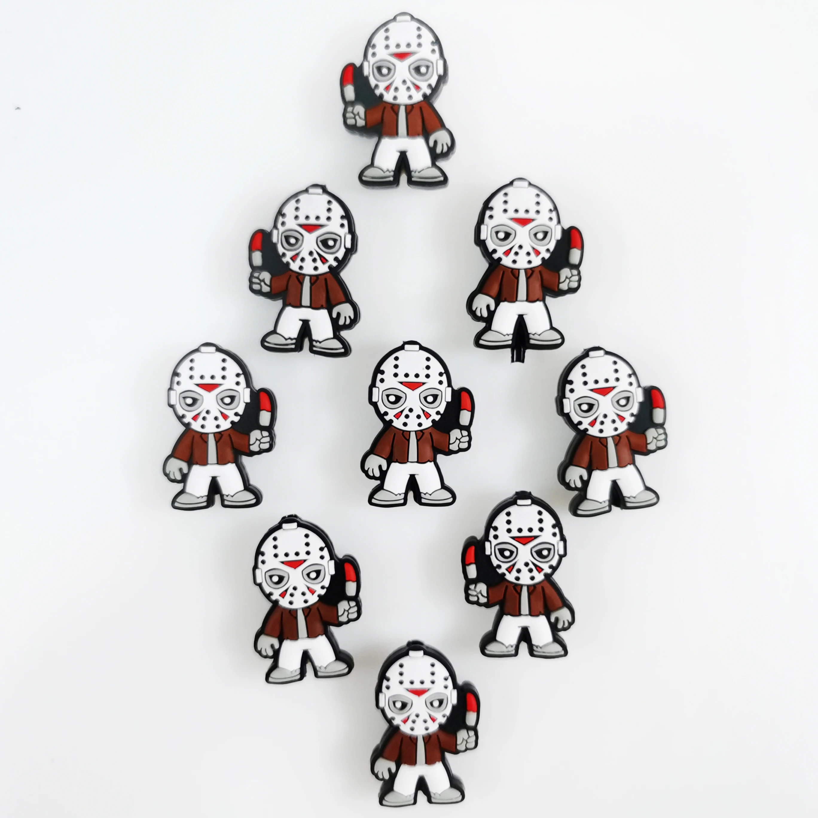 Хозяин продаж Ultraman Прорезыватель фокальный брелок с крестом ручной работы ювелирные изделия из силиконовых бусин комплект оптом для бисерной ручки