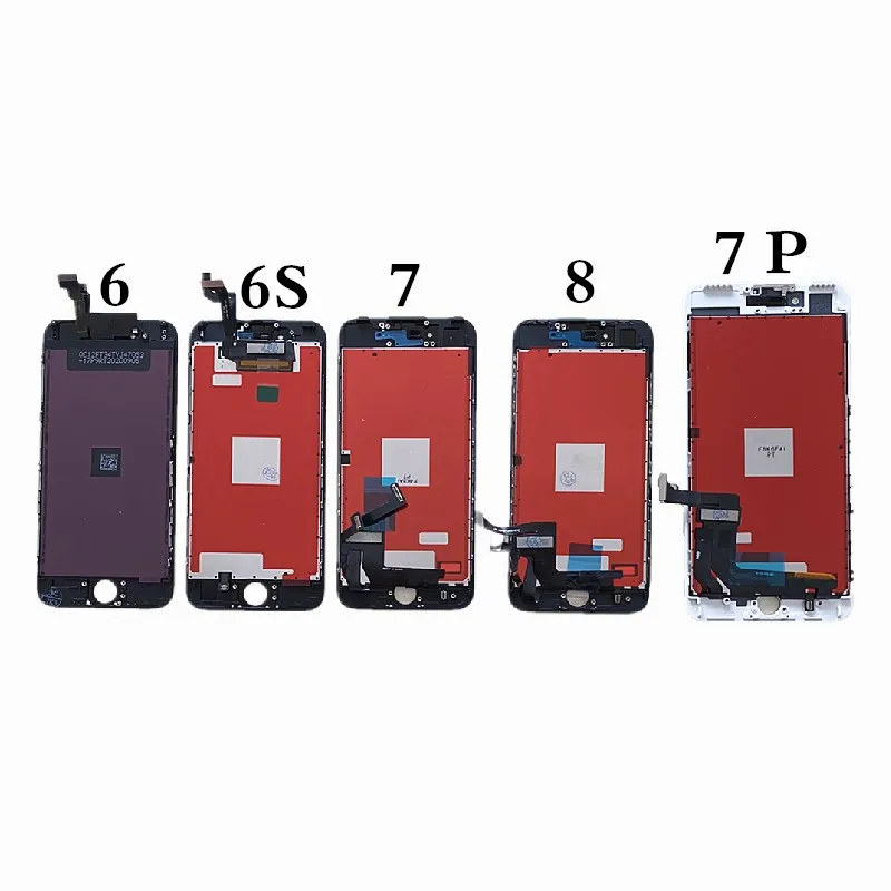 High Brightness LCD Display Touch Screen Digitizer LCD Replacement For iPhone 4s 5 5c 5s 6 6s 6 Plus 6s Plus 7 7 Plus 8 8 Plus