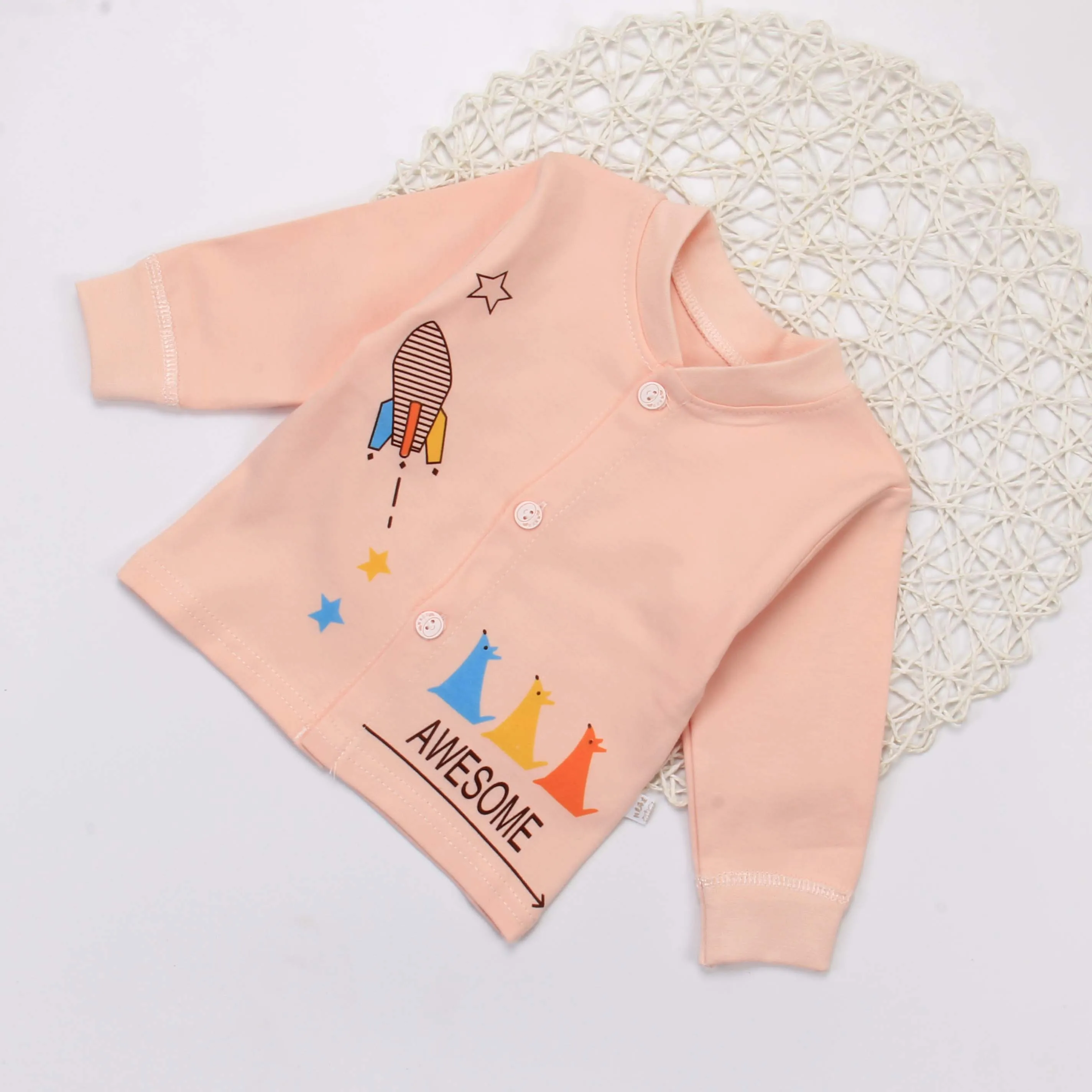 
baby underwear cotton kids Spring and autumn pajamas baby underwear 0-3-year-old T-shirt organic baby clothes 