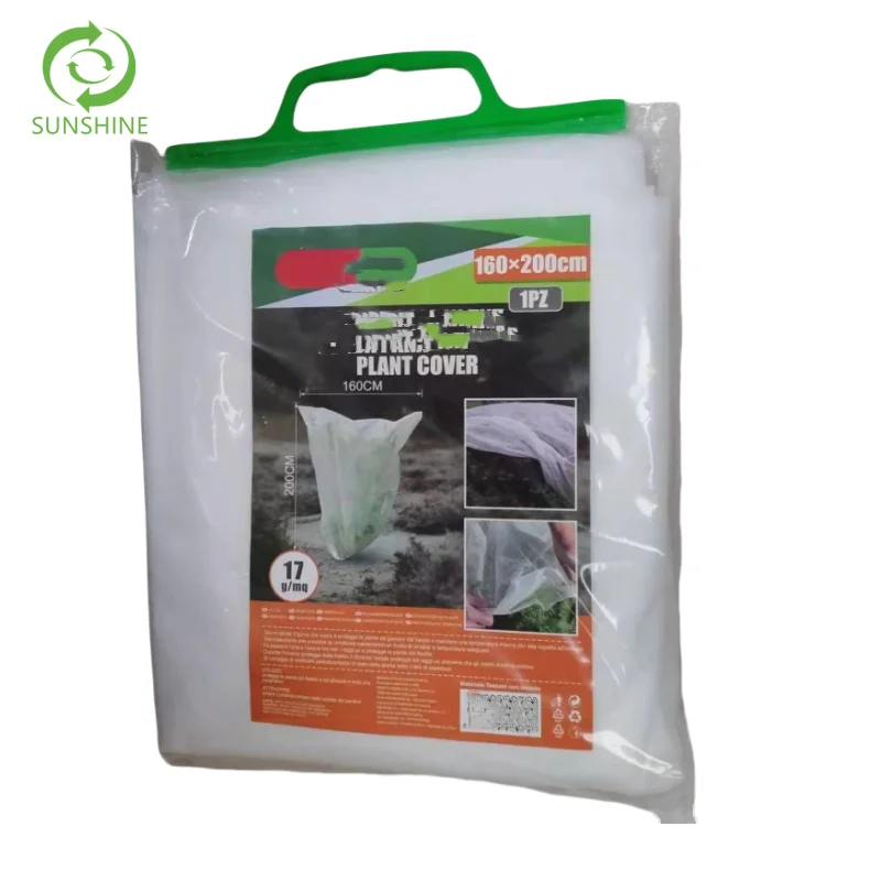 17gsm Effective protection nonwoven fabric plant cover polypropylene blanket to cover plants against wind,winter,frosts,insects