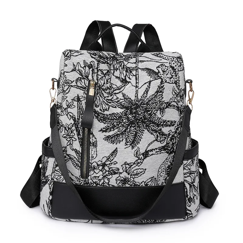 Durable Nylon Style Cloth School Backpack Pretty Girl School Backpacks Women Travel Bags Fashion Women Backpack