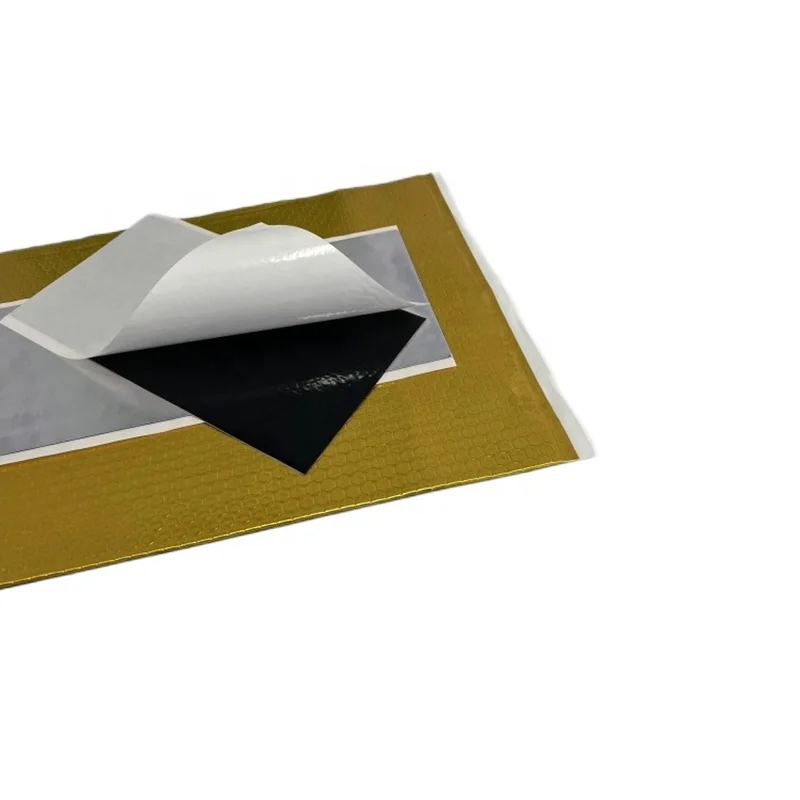 Waterproofing Sealing Aluminum Foil Rubber Sheet Butyl Silicon Rubber Sheet Sound Deadening Butyl