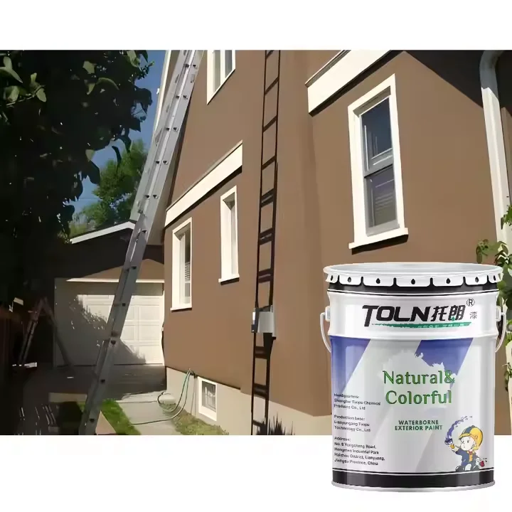 home use High Weather Resistance Matte Exterior Wall Emulsion  Outside Paint Exterior Wall Coating for Building