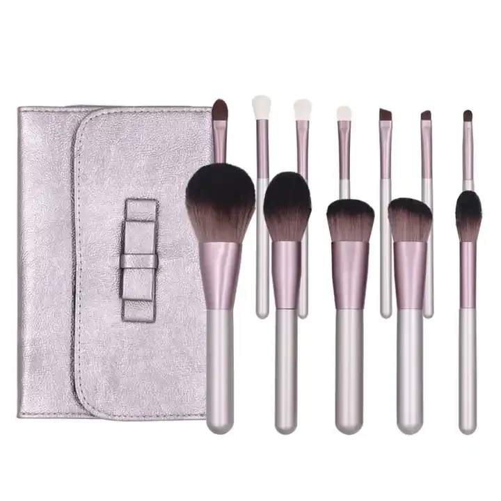 Wholesale Synthetic Hair Professional Makeup Brushes set high quality pink bling 11 24 pcs makeup brush set