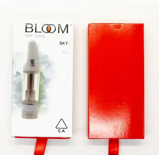 Защита от детей, керамический резервуар для ячеек с резьбой 510, картридж для вапорайзера Bloom с ПВХ трубкой и подарочной упаковкой