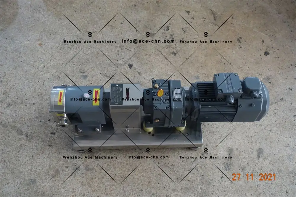 Flour Slurry Rotor Pump/ Lobe Pump/ Rotary Pump Rotor Lobe Pump With Cover