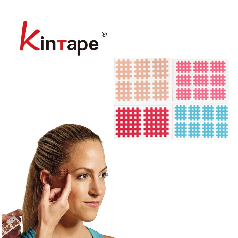 OEM Custom Pre-cut Acupressure Acupuncture Cross Kinesiology Sports Muscle Tape For Face Feet Hand