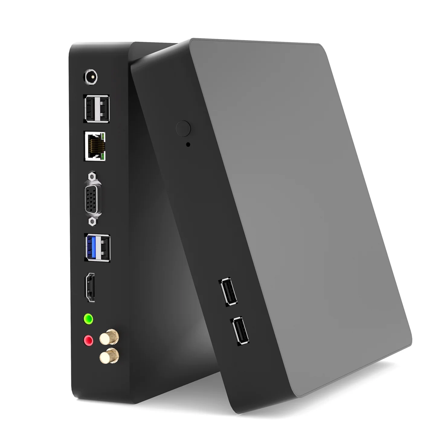 12GEN N100 Industrial Mini PC with Intel J4125 4 LAN 2.5G LAN 2 DDR4 Firewall Fanless 4 Ethernet Ports and New UK Plug