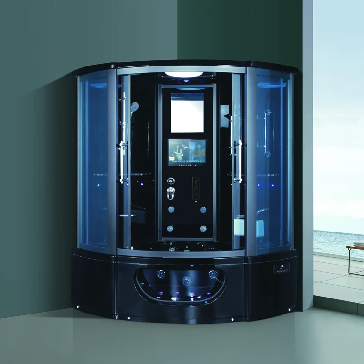 Indoor Large Size 2 Person Sauna Rooms Computer Control Wet Steam Shower Room Massage Computer Steam Rooms