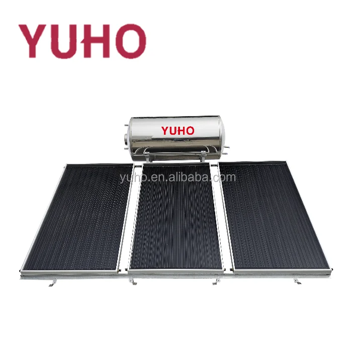 Long Service Life Pressurized Stainless Steel Flat Panel Solar Collector For Sale