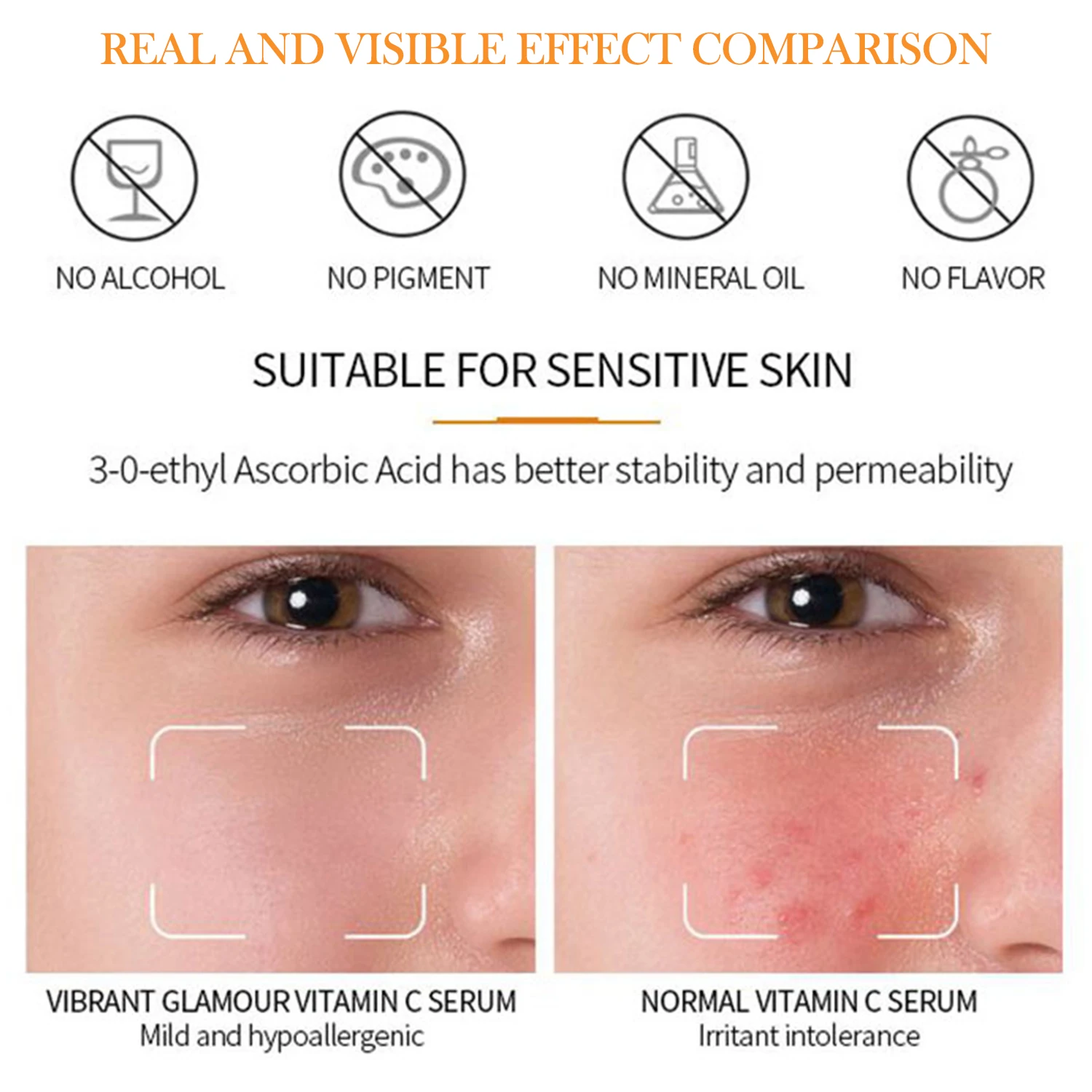 OEM Natural Facial Anti-Aging Wrinkle Whitening Beauty Skincare Private Label Organic Vitamin C Skin Care Set