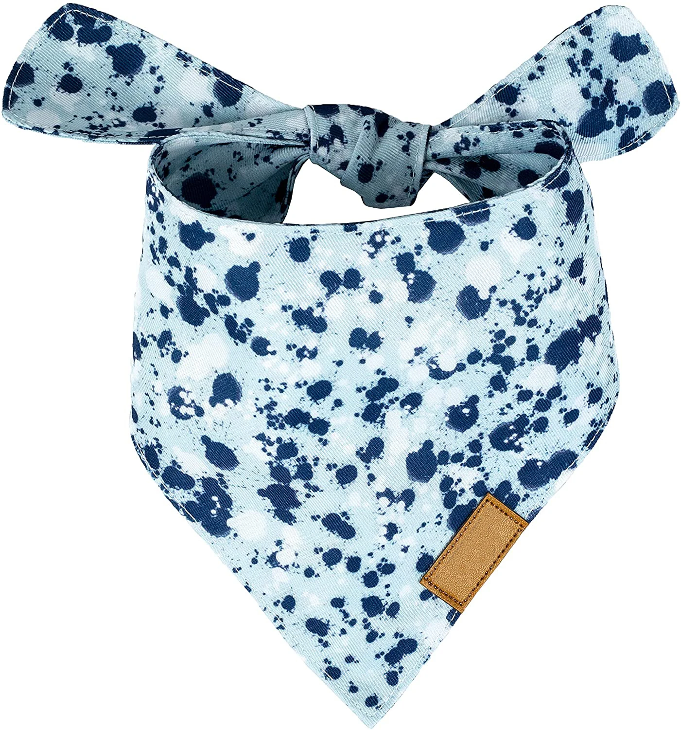 wholesale pet square triangle plain printed customized scarf custom logo dog bandana