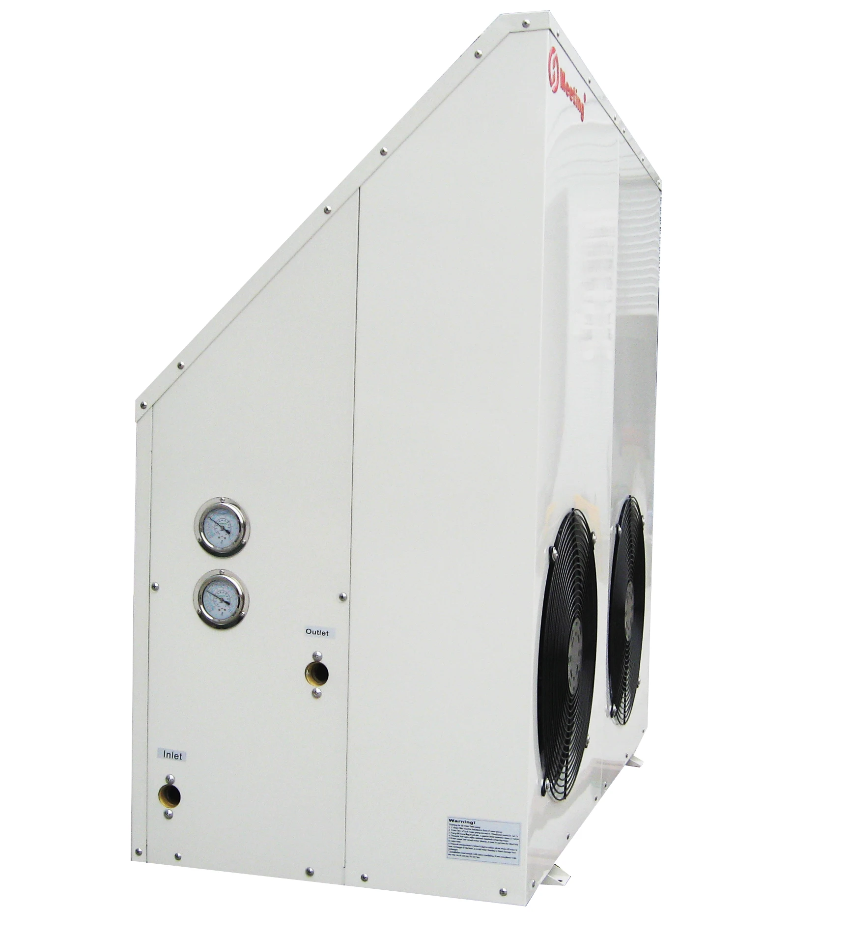 Meeting MD30D super low noise EVI heat pump air to water with stainless steel material