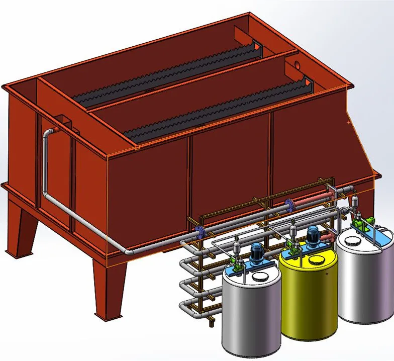 Automatic Control Lamella Clarifier Sedimentation Tank for Sludge Water Treatment