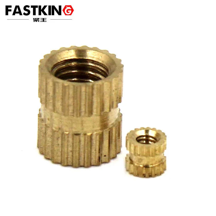 Hot sale Threaded Knurled Brass Insert Nut for plastics