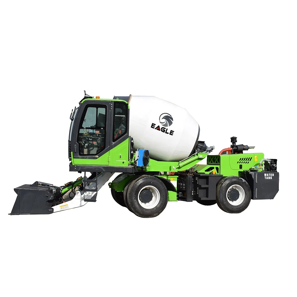 3.5M3  self-loading concrete mixer truck second hand self loading mobile concrete mixer