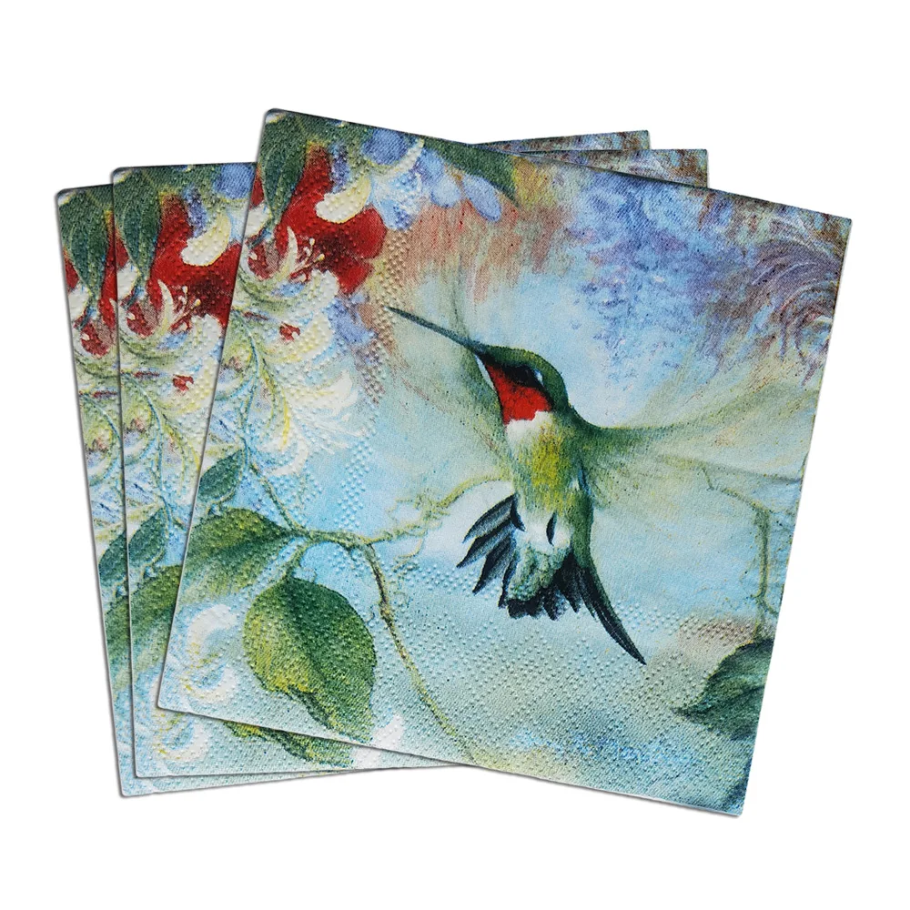 2 Ply Printed Decoupage Paper Napkins Serviettes with Logo