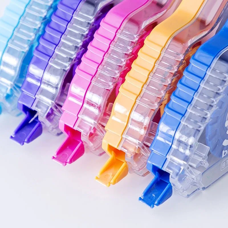 Practical Stationery Correction Tape Customized Plastic Student Transparent Correction Tape