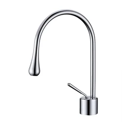 SD0503 Deck Mounted Basin Faucet Brass 360 Degree Rotation Sink Mixer Crane Tap Bathroom Basin Faucet